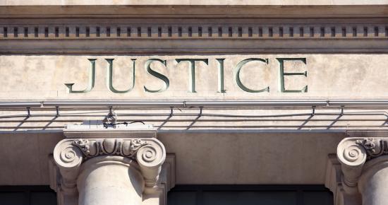 Justice sign Justice sign